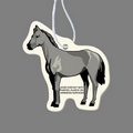 Paper Air Freshener - Horse Tag W/ Tab